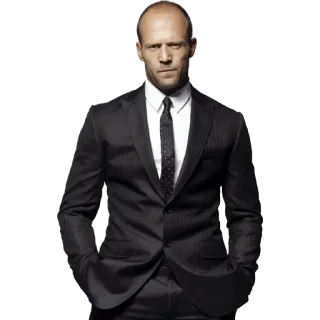 😟 Jason Statham attore, uomo, completo, serio, modello telegram sticker