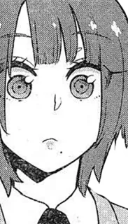 😐 アニメ, マンガ, ポートレート, 女性, 女の子 whatsapp sticker