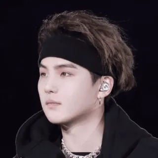 😑 Suga Suga, BTS, K-pop, Korean singer, musician telegram sticker
