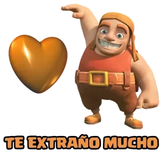 👿 TE EXTRAÑO MUCHO serce, miłość, postać telegram sticker