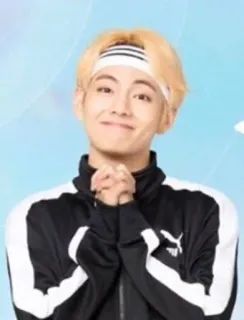 🙏 V K-Pop, BTS, Singer, Idol, Korean, Celebrity, Musician telegram sticker