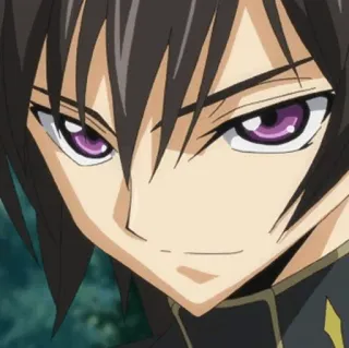 🥀 Lelouch Lamperouge Code Geass 애니메이션,  를르슈, 제로, 애니 남, 코드 기아스 telegram sticker