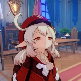 🤠 Klee Genshin Impact Anime, Gioco, Klee, Genshin Impact, Rosso, Elfo telegram sticker