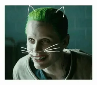 😁 Joker Joker, DC Comics, Villain, Clown, Suicide Squad telegram sticker