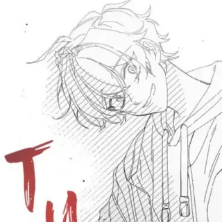 🍭 T anime, character, manga, illustration whatsapp sticker