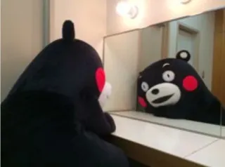 😩 Kumamon Kumamon, niedźwiedź, maskotka, słodki, Japonia telegram sticker
