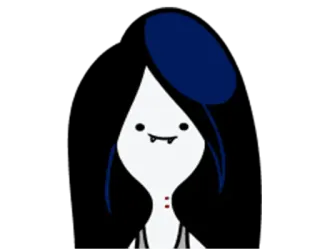 😈 Marceline Adventure Time cartoon, vampire, Marceline, Adventure Time telegram sticker