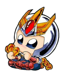 ☺️ Anime, Personaje, Manga, Robot, Casco, Ilustración telegram sticker