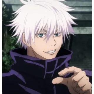 🙂 Gojo Satoru Jujutsu Kaisen Anime, Manga, Gojo, Jujutsu Kaisen, Satoru Gojo, Personnage telegram sticker