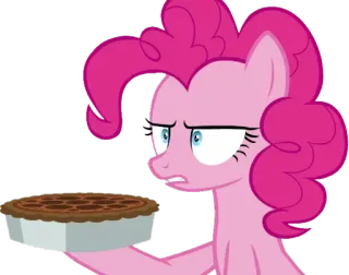 😡 Pinkie Pie My Little Pony Pinkie Pie, My Little Pony, cartoon, pie, food, character telegram sticker
