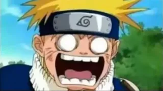 😶 Naruto Uzumaki Naruto anime, manga, funny, cartoon telegram sticker