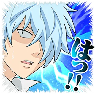 😦 はっ!! Anime, Chocado, Surpreso, Expressão, Mangá telegram sticker