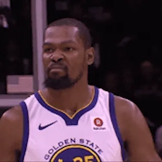 ๐ค Kevin Durant bola basket, NBA, Kevin Durant, olahraga, Golden State Warriors, atlet telegram sticker