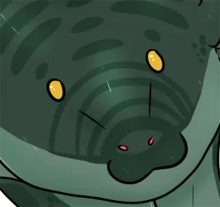 🐲 jacaré, réptil, desenho animado, animal, fofo telegram sticker
