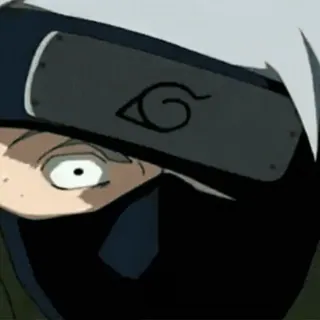😨 Kakashi Naruto Anime, Ninja, Kakashi, Manga telegram sticker