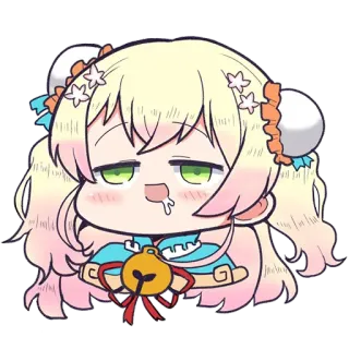🤤 Аниме, Милый, Наклейка, Каваий, Мультфильм whatsapp sticker