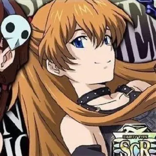 ❤️ Asuka Langley Soryu Neon Genesis Evangelion anime, gadis, evangelion, karakter telegram sticker