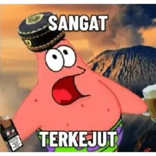 😯 Patrick Star Spongebob Squarepants SANGAT
TERKEJUT patrick, star, surprised, cartoon telegram sticker