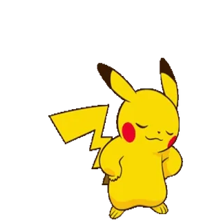 🙌 Pikachu pokemon, pikachu, cartoon, animal, yellow telegram sticker