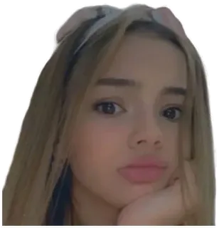 😍 portrait, fille, femme, personne, tête whatsapp sticker