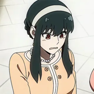 🗡 Yor Forger Spy × Family Anime, Dessin animé, Personnage, Femme, Yor Forger, Spy x Family telegram sticker