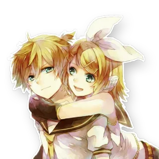 Sister and brother telegram stickers