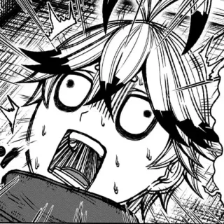 😱 Anime, Manga, Choqué, Réaction, Panique, Surprise telegram sticker