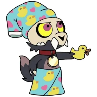 😐 King The Owl House Kartun, Karakter, Bebek, Piyama, Antropomorfik telegram sticker