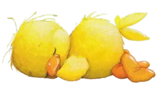 😴 Cartoni animati, Uccelli, Polli, Carino, Animale telegram sticker