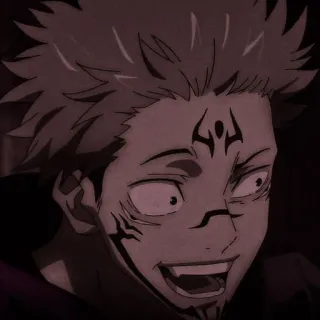 👹 Ryomen Sukuna Jujutsu Kaisen Anime, Manga, Dämon, Fluch, Jujutsu Kaisen, Ryomen Sukuna whatsapp sticker