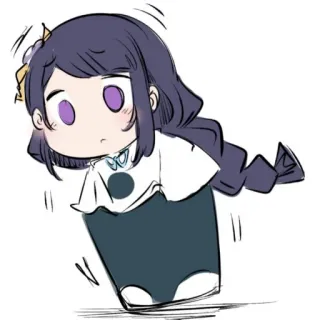🏖 anime, chibi, cute, girl, digital art telegram sticker