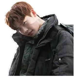 🙂 homme, manteau, personne, coréen, asiatique, veste telegram sticker