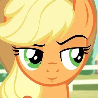 😏 Applejack My Little Pony Cartoon, Pony, Tier, Freundschaft, Magie, animiert telegram sticker