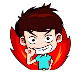 Chibi Dream Team - Tom and Jane telegram stickers