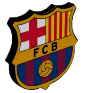 ❤️ FCB soccer, football, FC Barcelona, sports, team telegram sticker