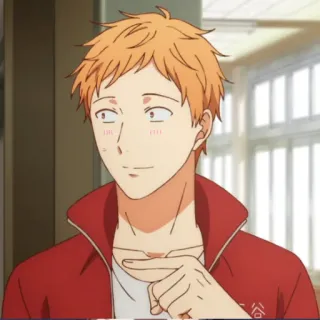 👈 Mafuyu Satou Given anime, cartoon, Given, Mafuyu Satou, character telegram sticker