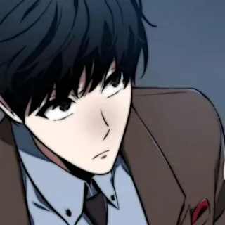 🗯 hombre, anime, personaje, traje, coreano, guapo telegram sticker