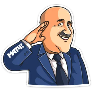 😤 MATH! matematika, pendidikan, politisi, intelektual, politik telegram sticker