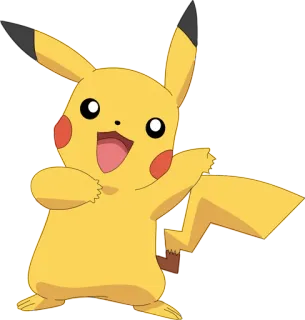 😌 Pikachu Pokemon pikachu, pokemon, dibujos animados, anime, eléctrico, amarillo telegram sticker