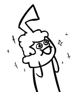 😯 Desenho animado, Ilustração, Personagem, Desenho, Animação whatsapp sticker