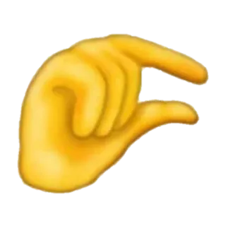 ⚡️ Main, Émoji, Geste, Petit, Taille, Pincement telegram sticker