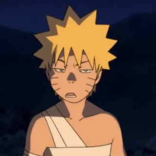 😑 Naruto Naruto, Anime, Manga, Postać, Ninja, Uzumaki telegram sticker