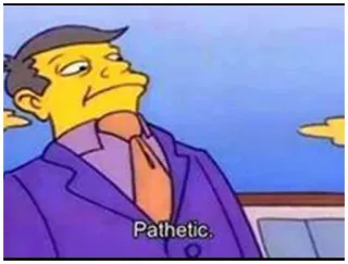 😑 Seymour Skinner The Simpsons Pathetic. cartoon, pathetic, simpsons, seymour skinner telegram sticker