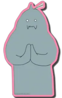 🙏 Gluttony Fullmetal Alchemist ตะกละ, แขนกลคนแปรธาตุ, อนิเมะ, สติกเกอร์, การ์ตูน, ตลก, น่ารัก telegram sticker