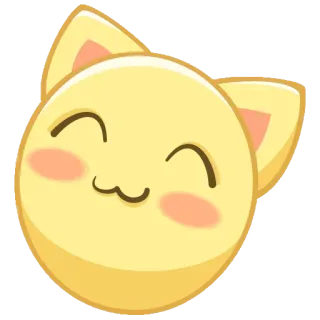 😊 Katze, niedlich, Tier, kawaii, Sticker, Emoji telegram sticker