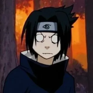 😱 Sasuke Naruto anime, sasuke, naruto, cartoon, uchiha telegram sticker