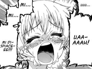 😭 mi...
uuu...
mi...
UAA-AAAH!
MI DI-SPIACEEE!!! Anime, Weinend, Traurig, Verzweifelt, Manga telegram sticker