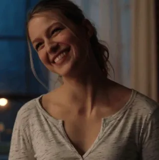 ✨ Melissa Benoist actress, smile, portrait, person, celebrity whatsapp sticker
