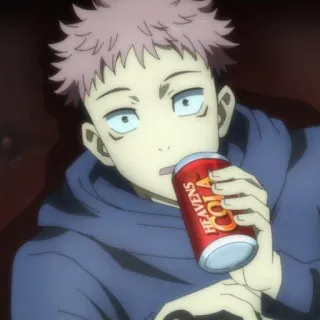 🍂 HEAVENS COLA Anime, Charakter, Cola, Getränk, Hoodie whatsapp sticker