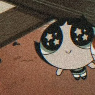 🧃 Buttercup The Powerpuff Girls cartoon, animated, buttercup, powerpuff girls, character, stars in eyes whatsapp sticker